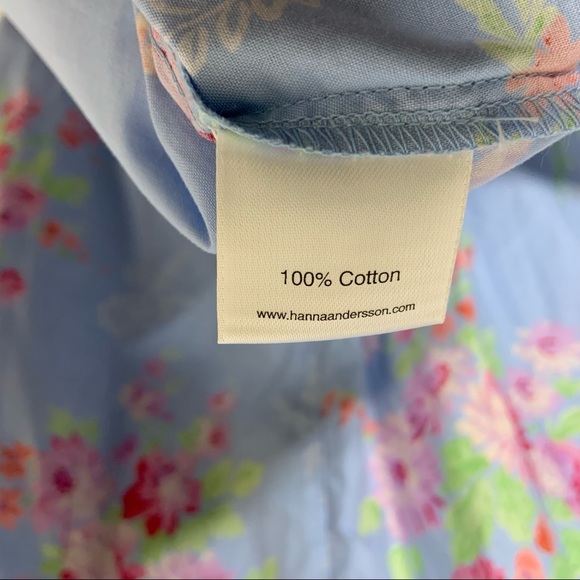 Hanna Andersson Floral Dress 3/4 Sleeve Size 10 - Picture 6 of 7